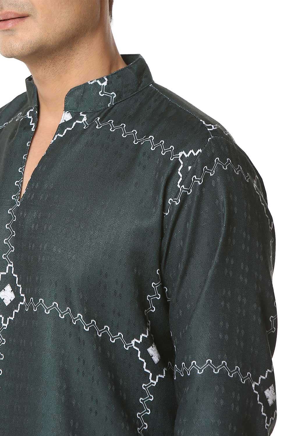Ajrakh | Korean Shirt Kurta - Image 5