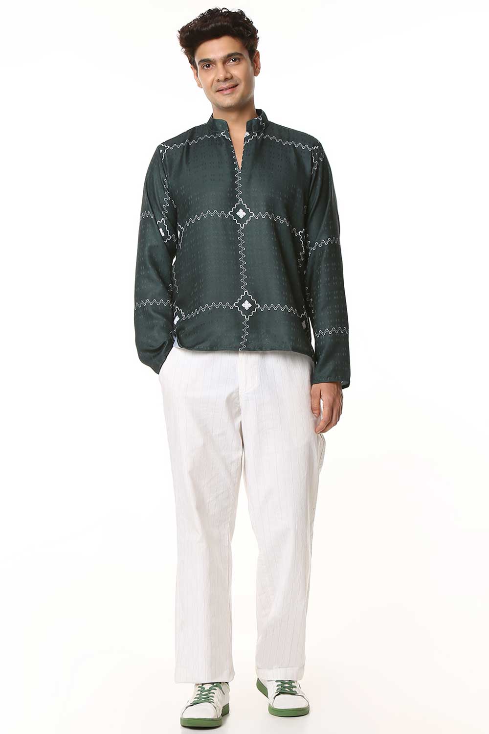 Ajrakh | Korean Shirt Kurta - Image 6