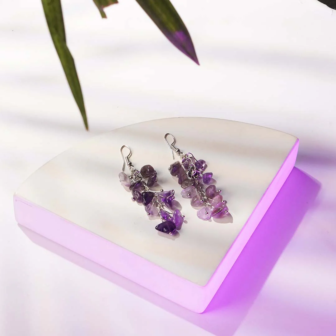 Amethyst Women Earrings - Image 3