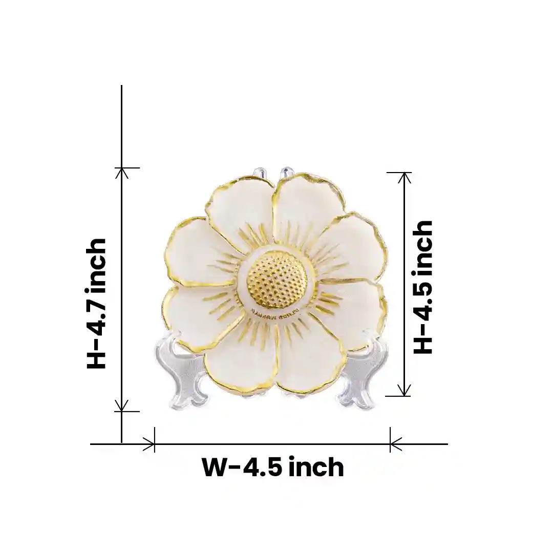 Ashta Petal Selenite Plate - Image 7