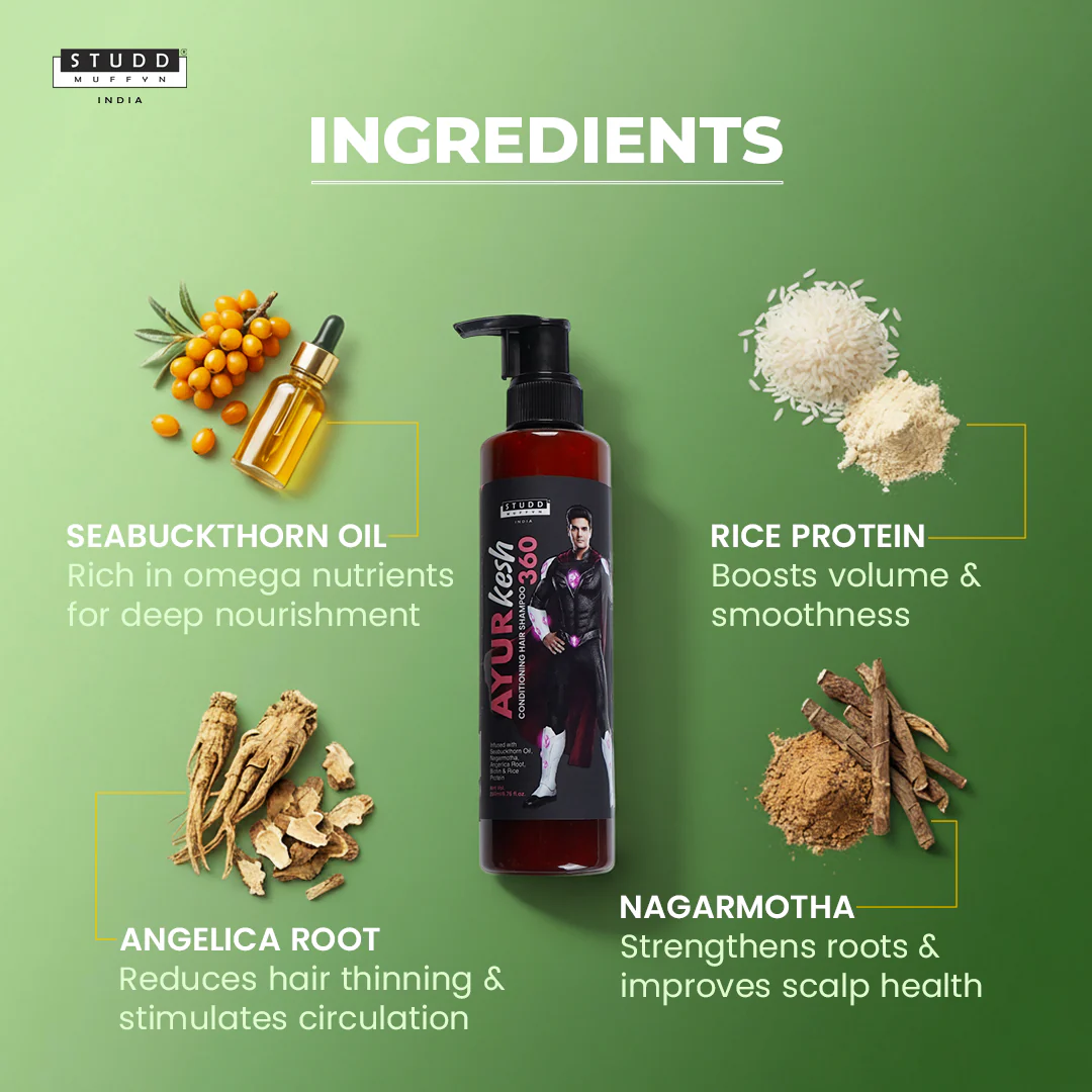 Ayurkesh 360 I Conditioning Hair Shampoo - Image 3
