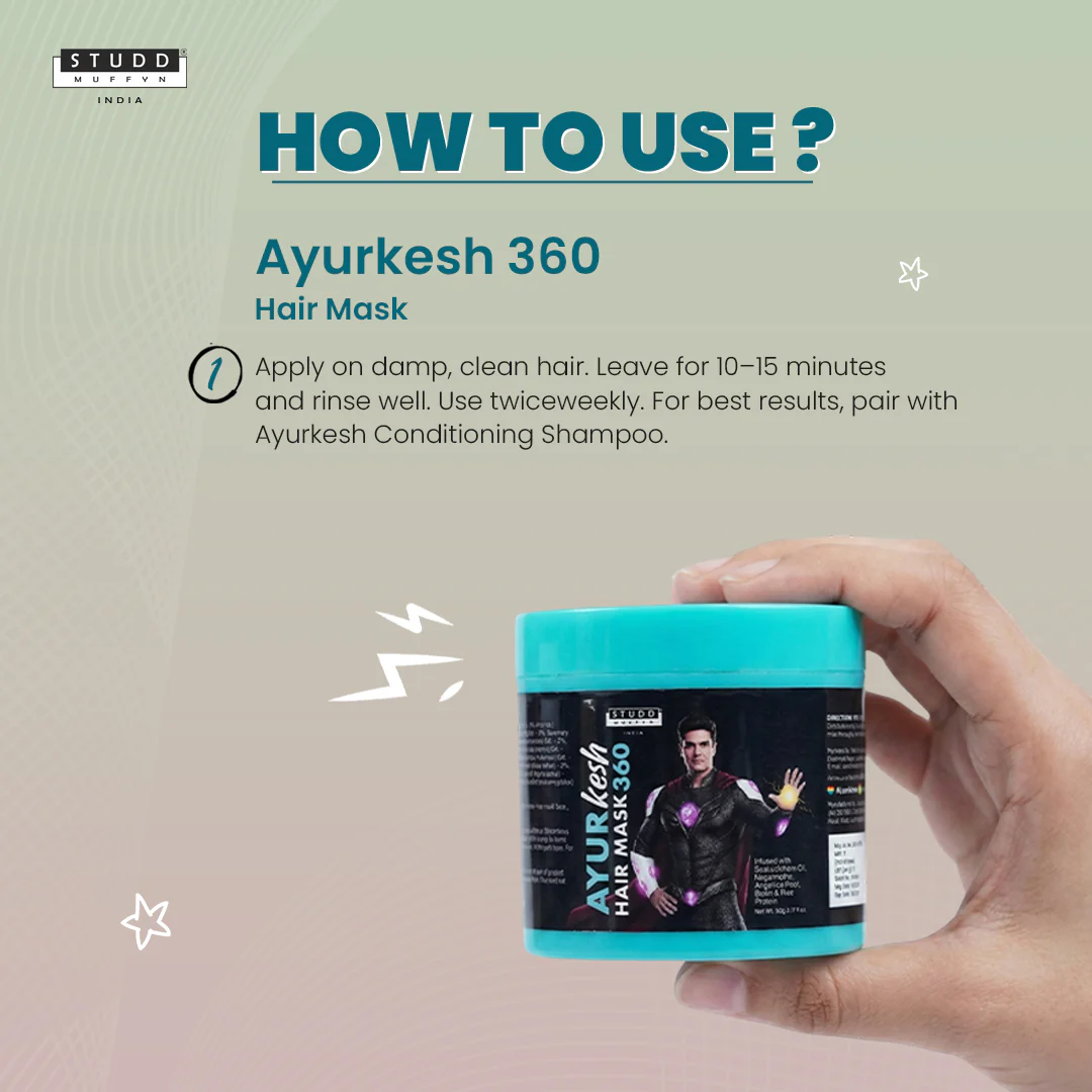 Ayurkesh 360 I Hair Mask - Image 3