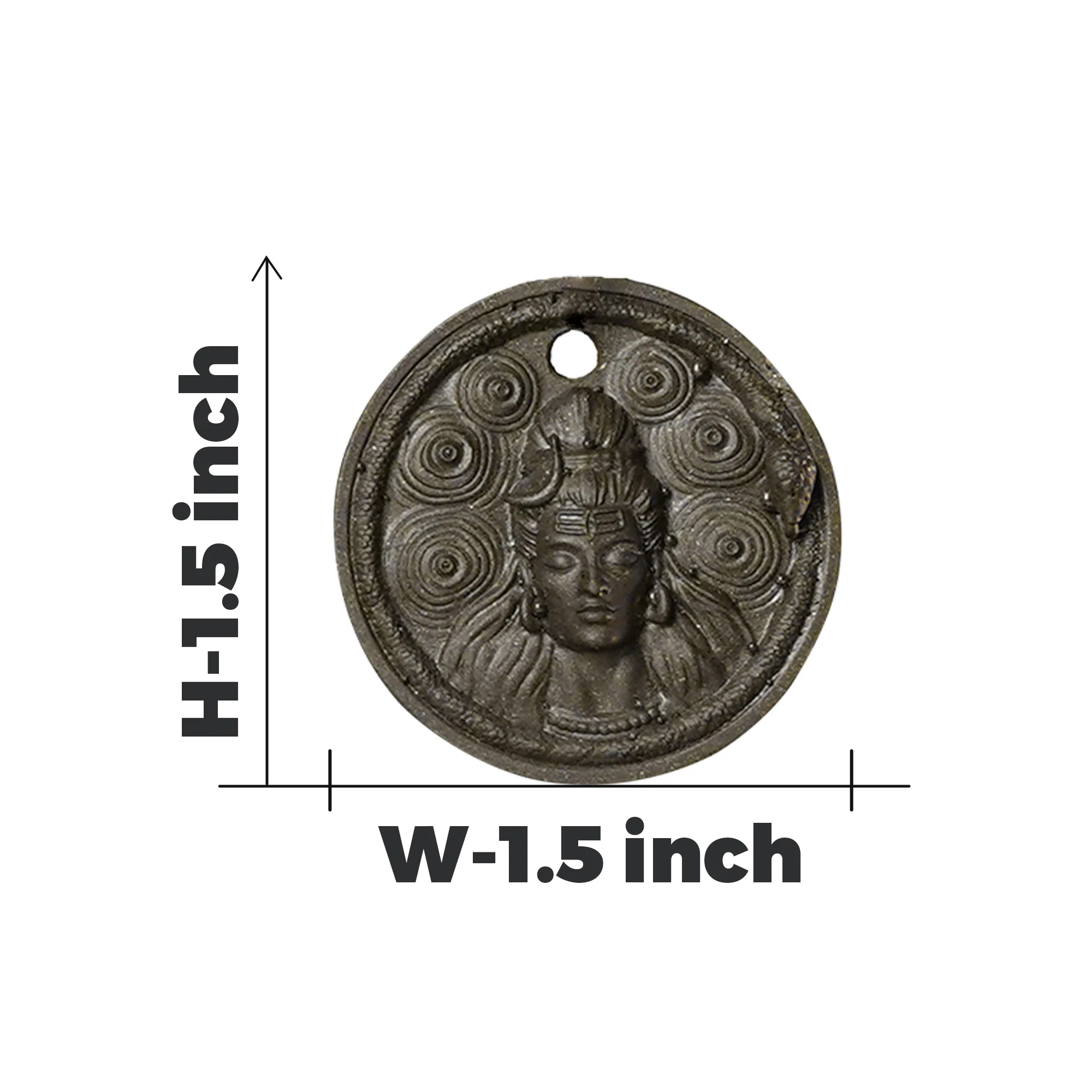 Shiva Pyrite Pendant - Image 4