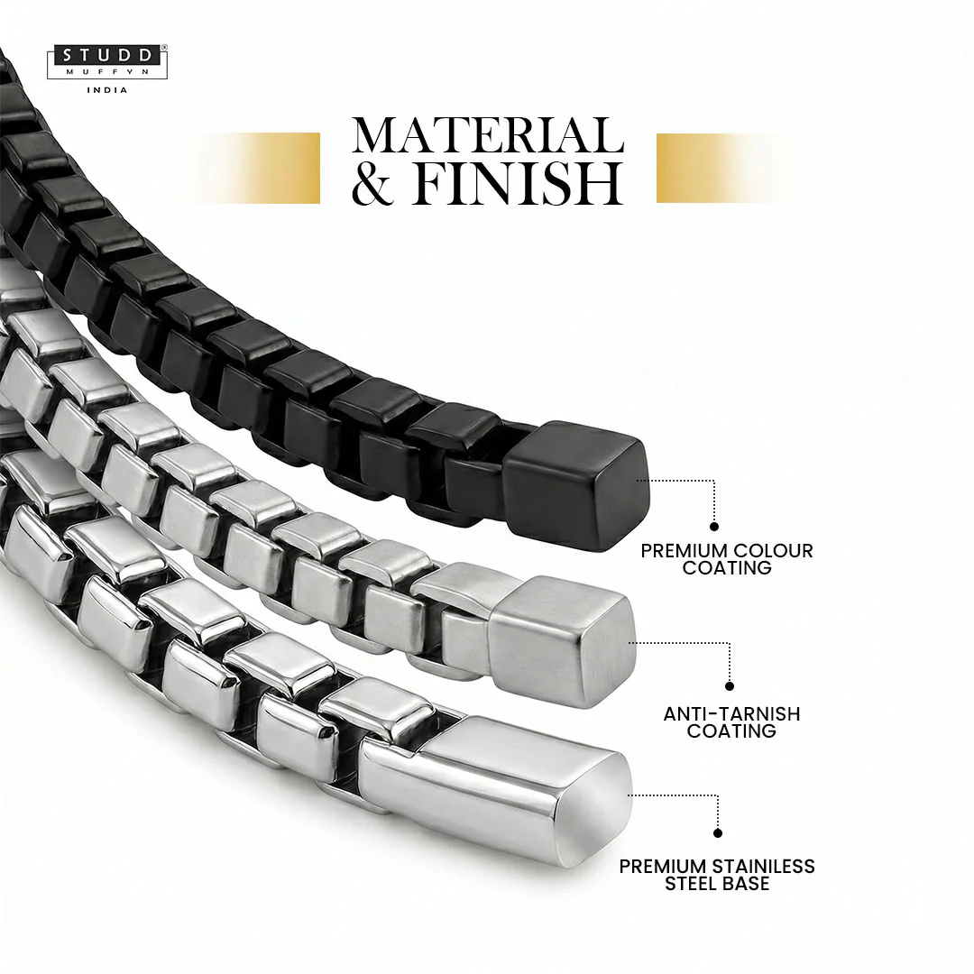 Black Boxer Chain – Urban Luxe Finish - Image 3