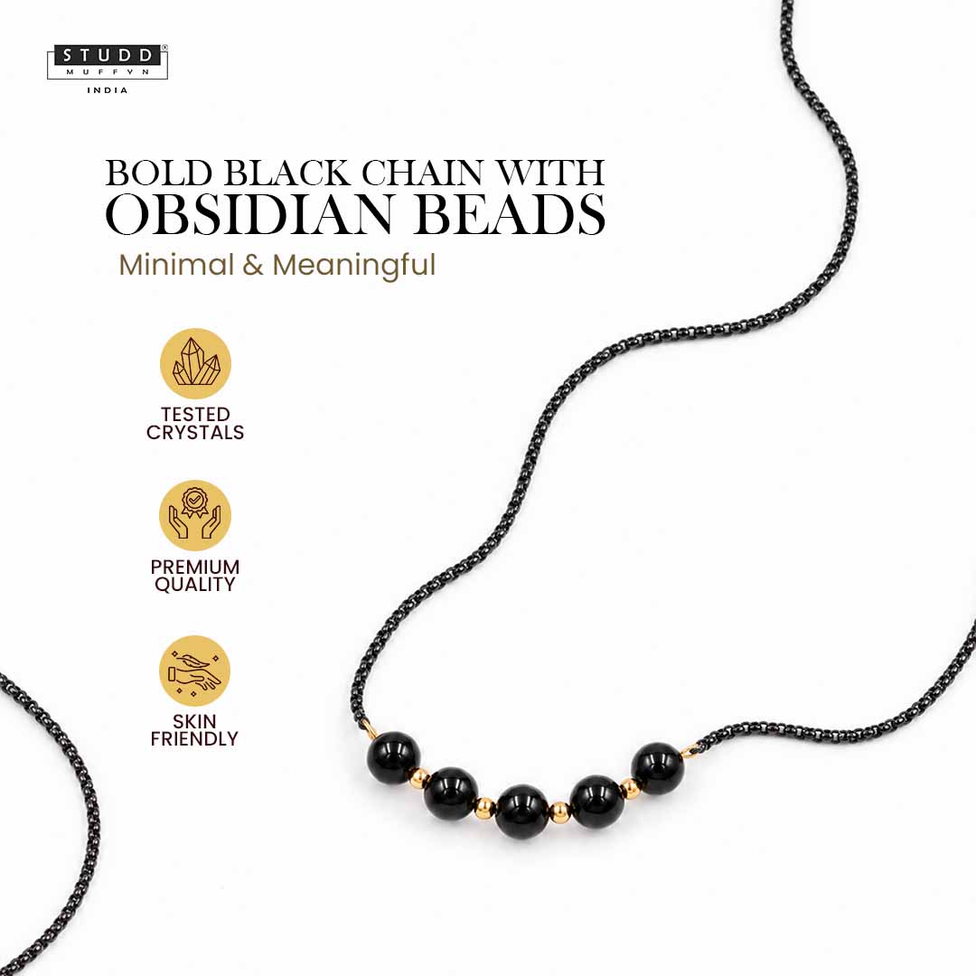 Black Obsidian Boxer Chain - Image 2