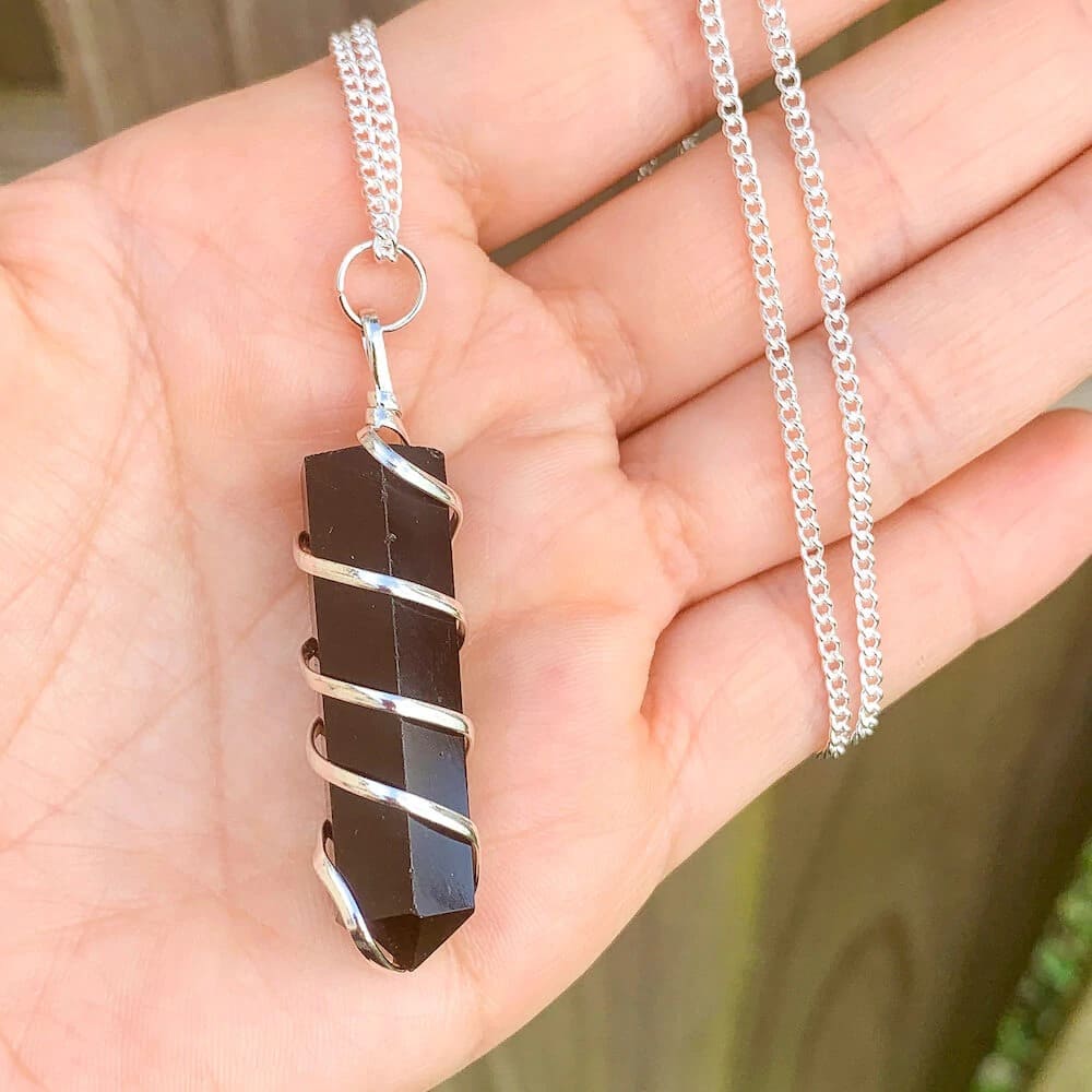 Black Obsidian Pendant (Without Chain) - Image 7