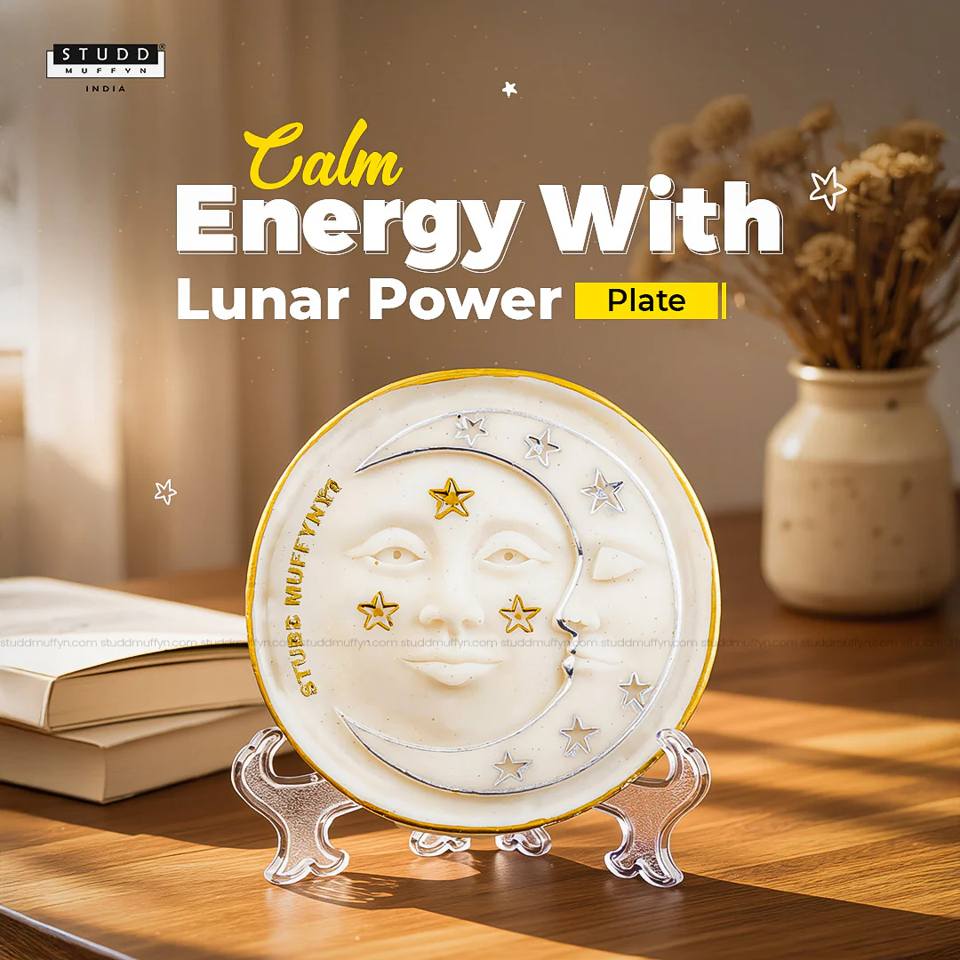 Celestial Moon Aura Selenite Plate