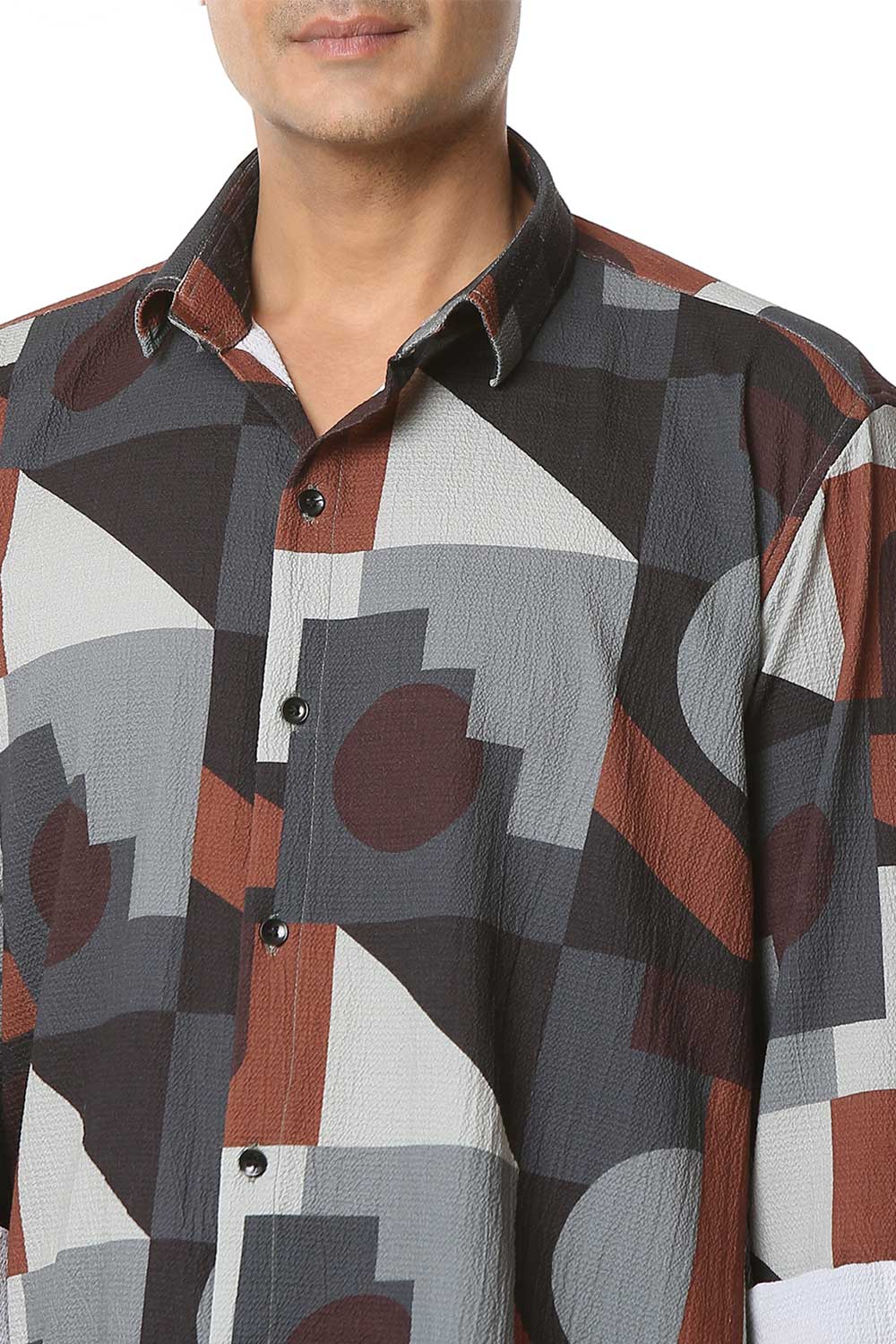 Chandigarh Matrix | Luxury Popcorn Material I Men Shirt - Image 5