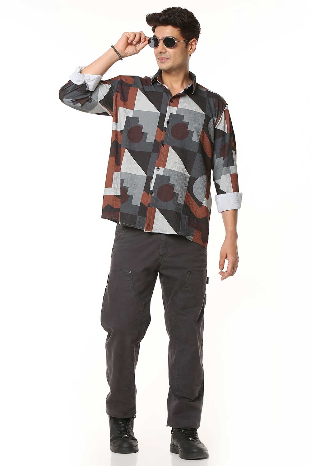 Chandigarh Matrix | Luxury Popcorn Material I Men Shirt - Image 7