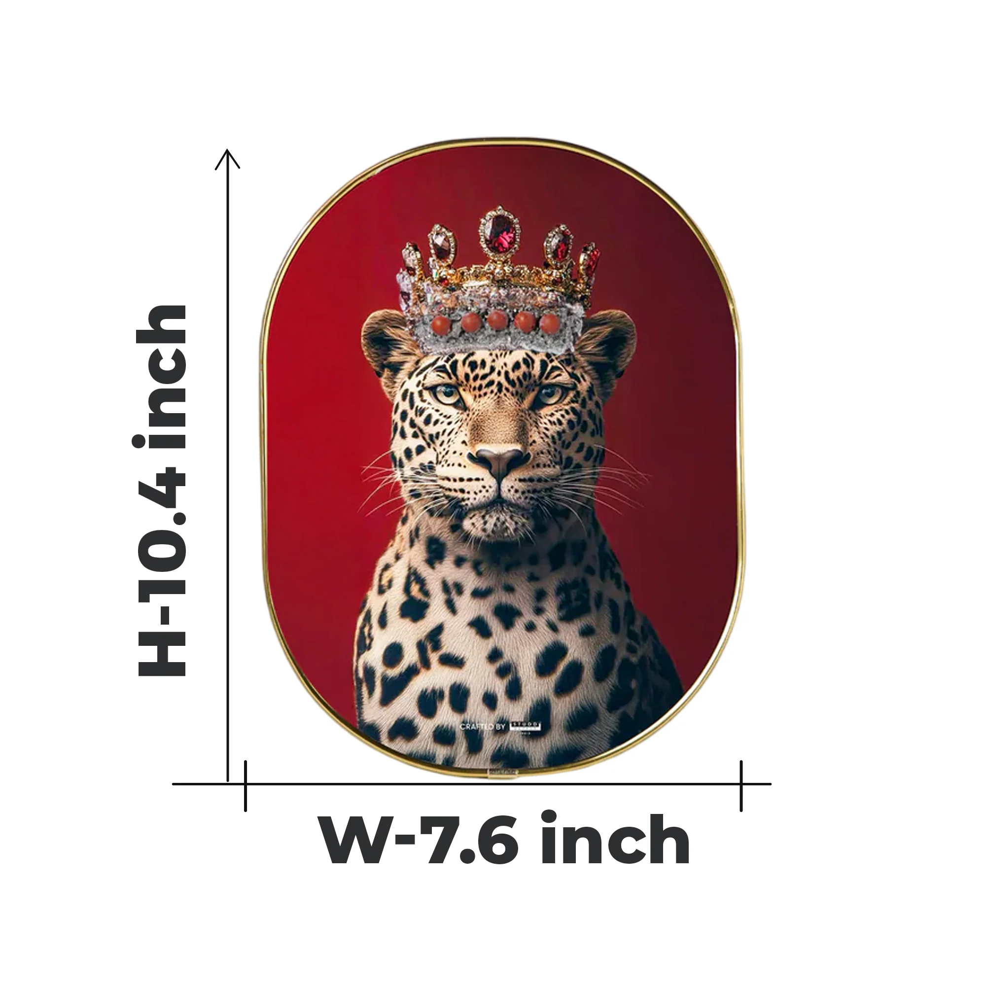 Cheetah Pyrite-Jasper Plate [Capsule Frame] - Image 5