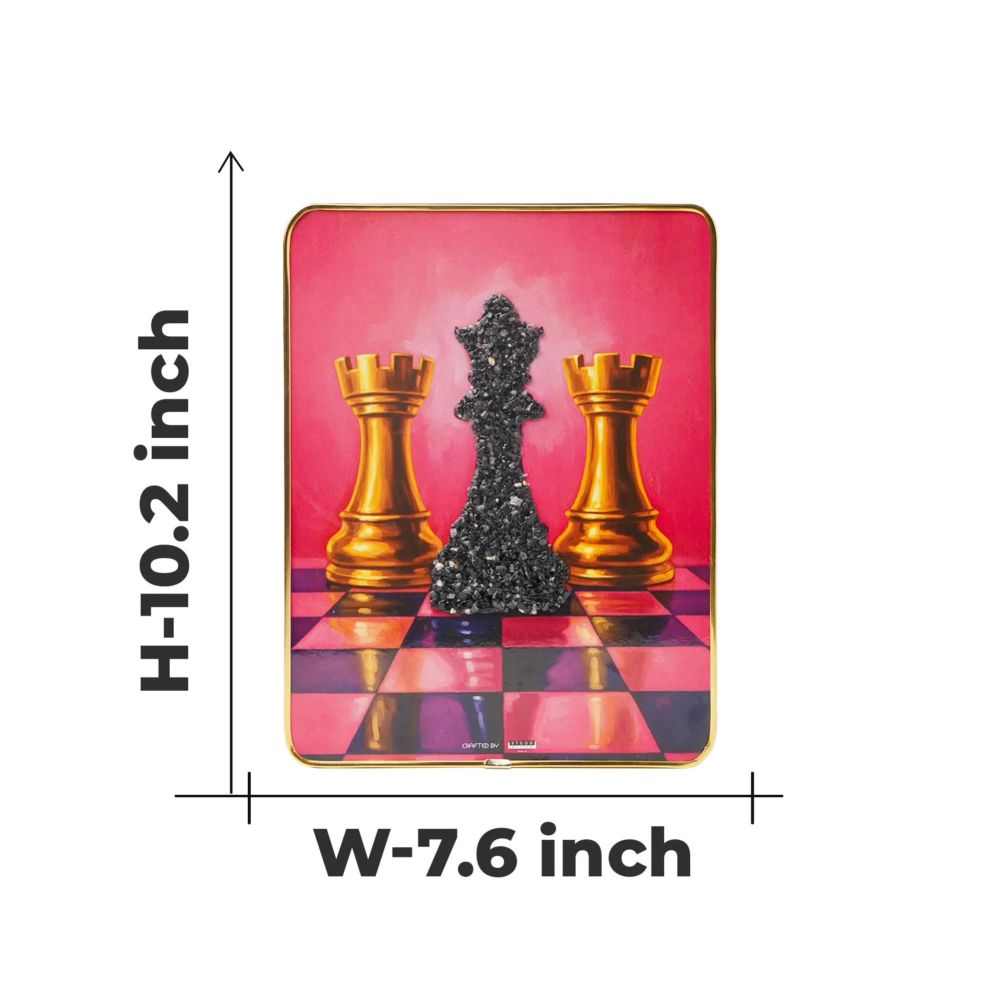 Chess-Queen Tourmaline Frame [ Rectangle Frame ] - Image 4