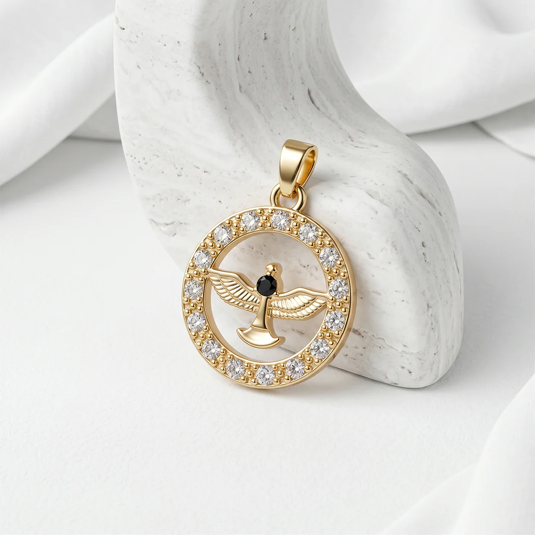Crystal Eagle Pendant