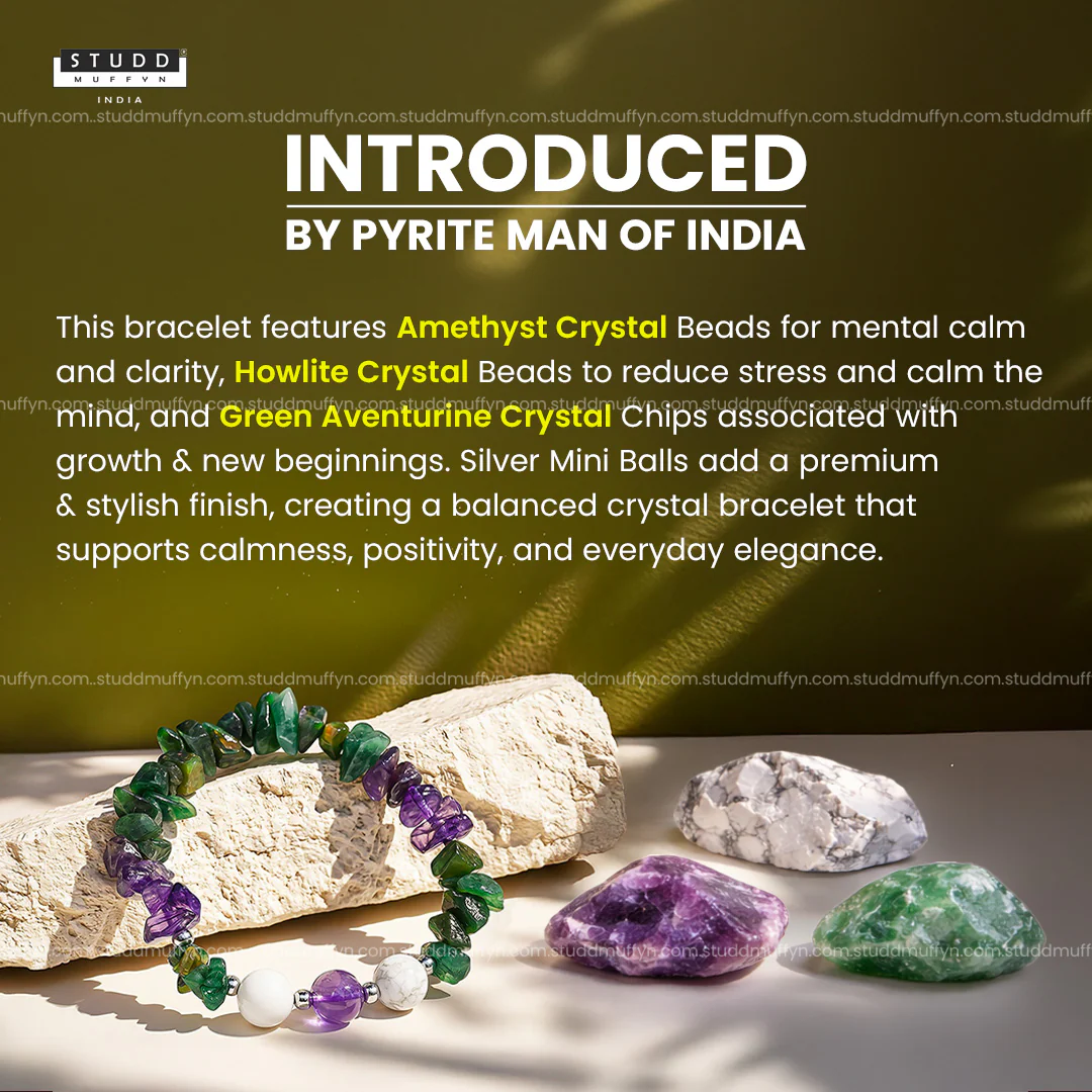 Emotional balance and New Beginning Crystal Chips Bracelet - Image 2