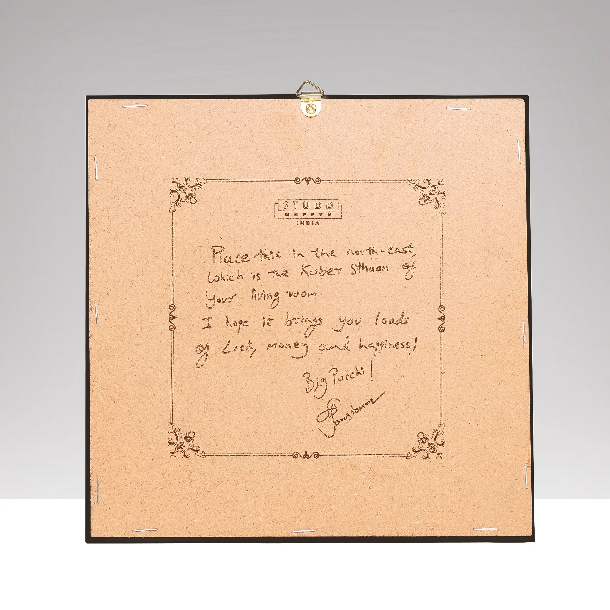 Shiva Pyrite Plate (Complimentary wooden frame) - Image 2