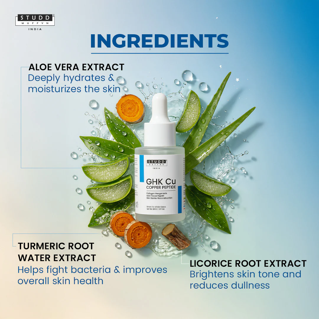 GHK Cu Copper Peptide Serum | Scar Repair & Collagen Support - Image 3