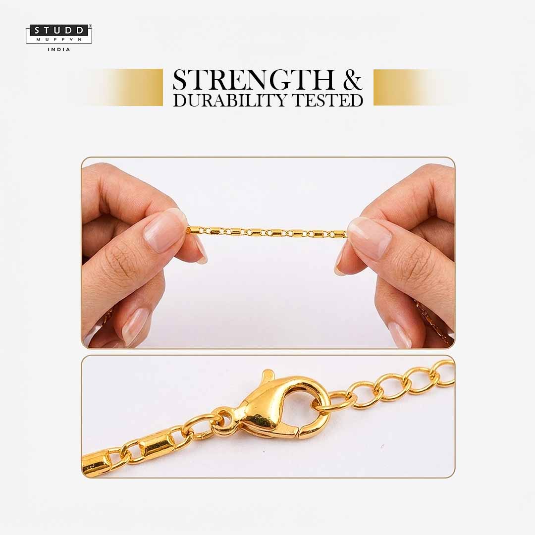 Golden Link Chain - 24K Gold Plated - Image 5