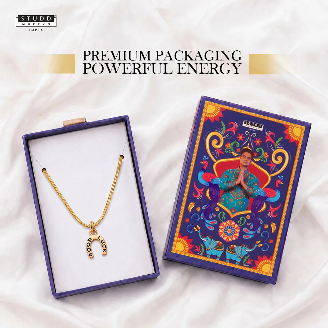 Good Luck Pendant - 24k Gold Plated [ With Chain ] - Image 7