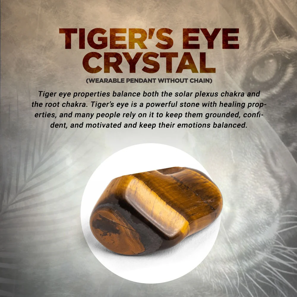 Tiger's eye crystal Pendant (without chain) - Image 6