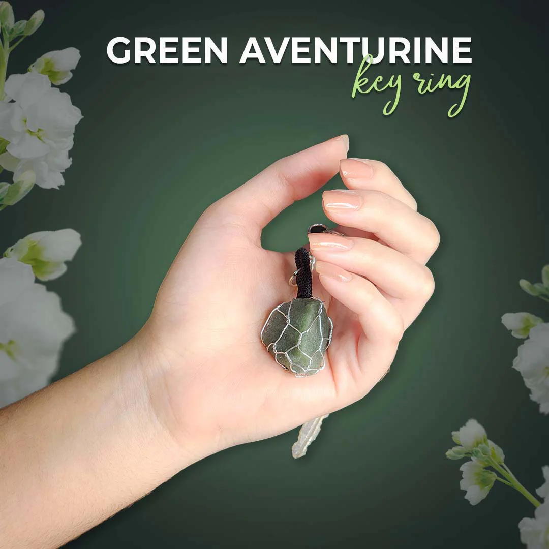 Green Aventurine Keyring - Image 5