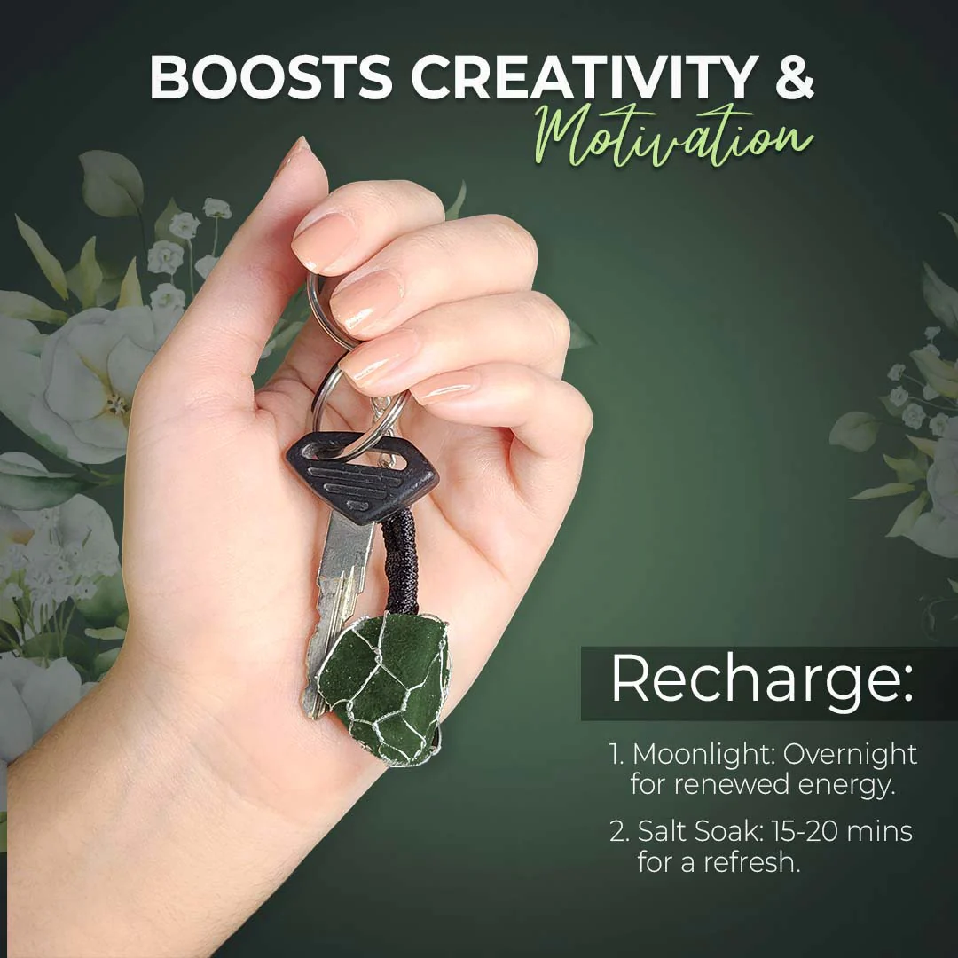Green Aventurine Keyring - Image 6