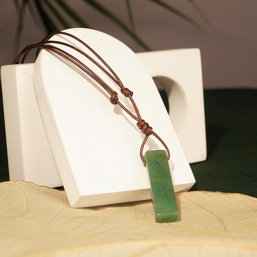 Green Aventurine Pencil Pendant - Image 3