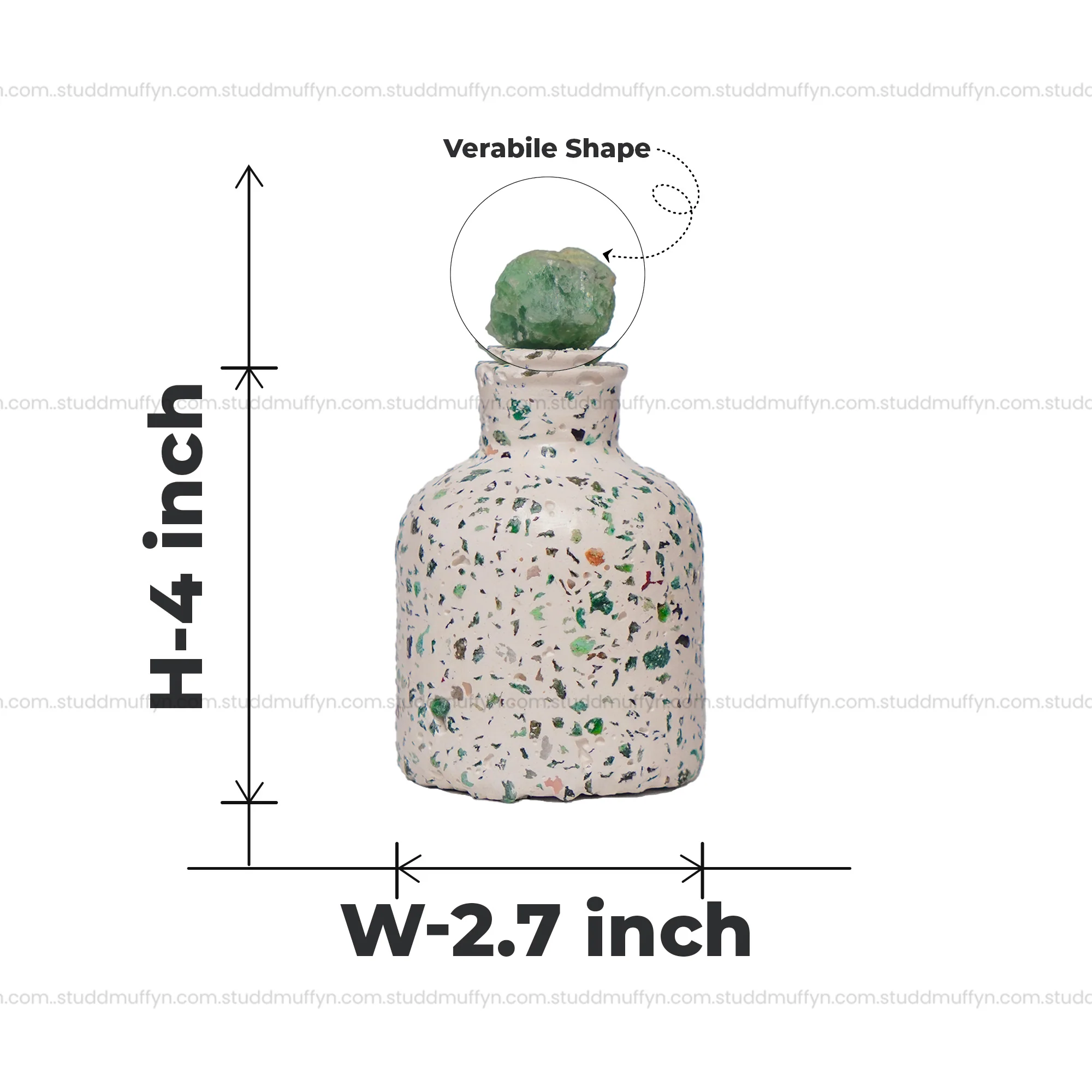 Green Aventurine Wish In The Bottle - Image 6