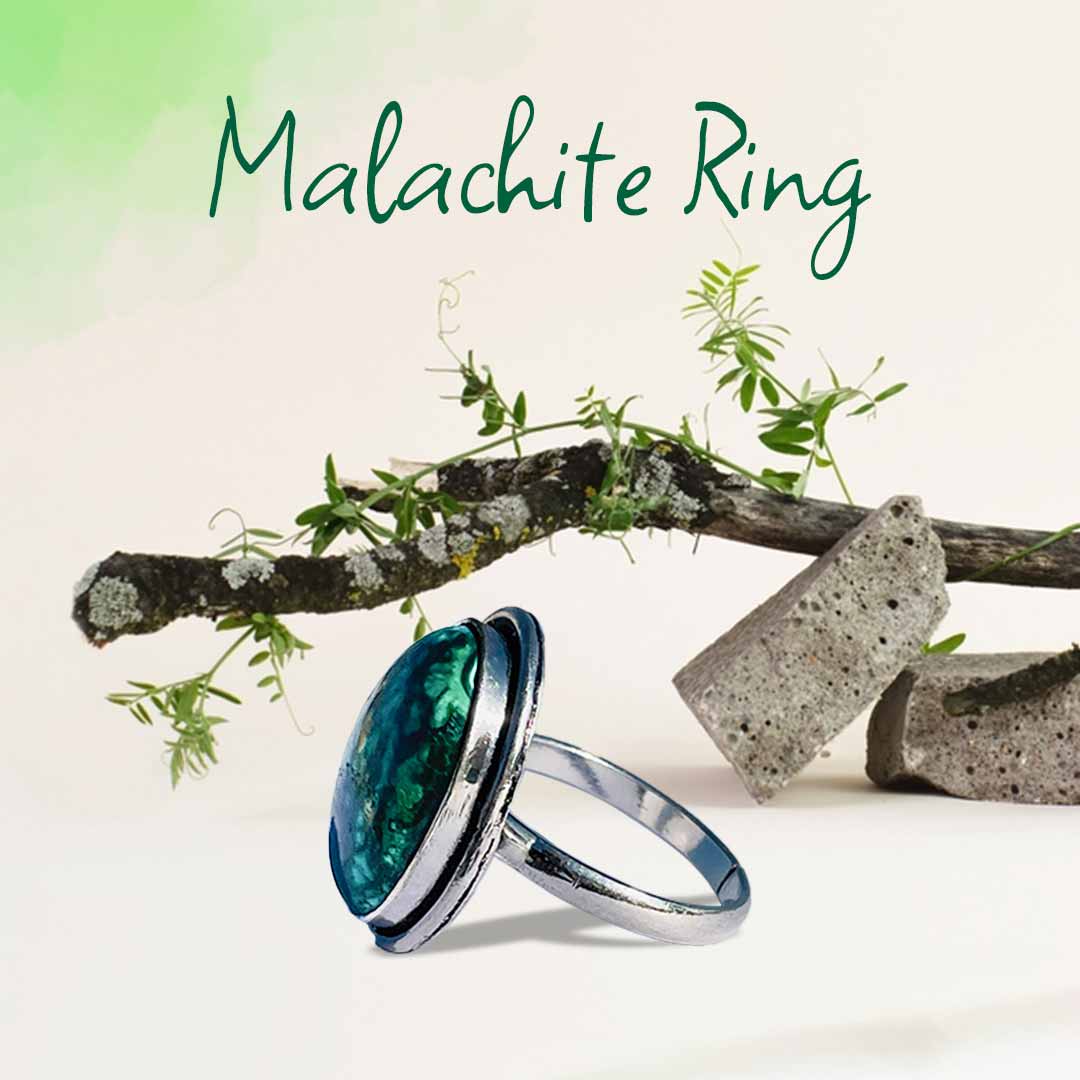 Green Malachite Ring - Image 4