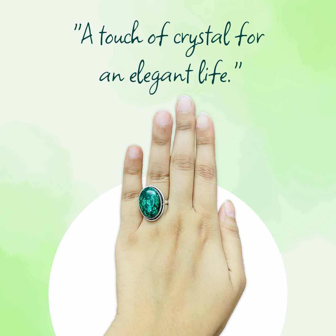 Green Malachite Ring - Image 6