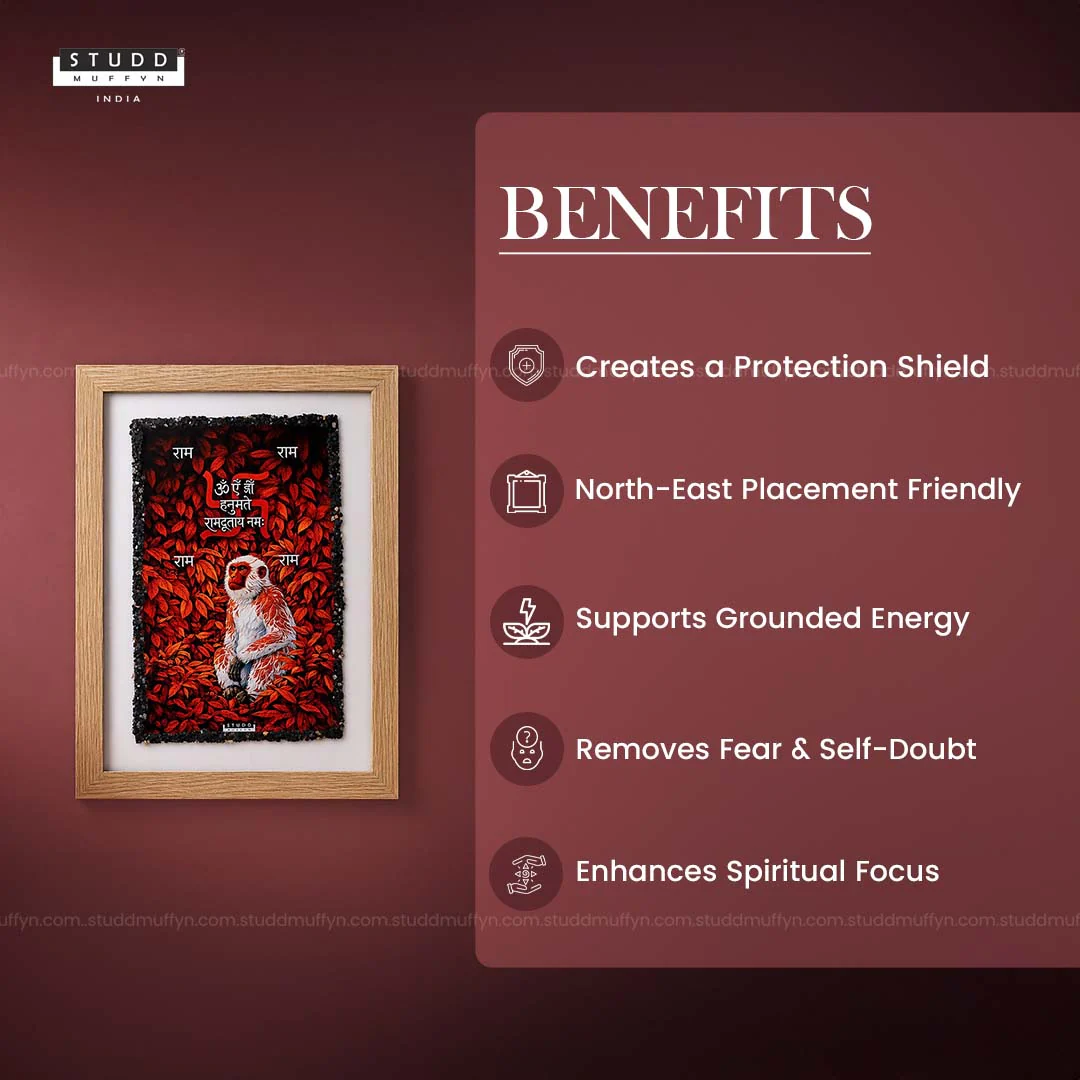 Hanuman Yantra Tourmaline Frame - Image 3