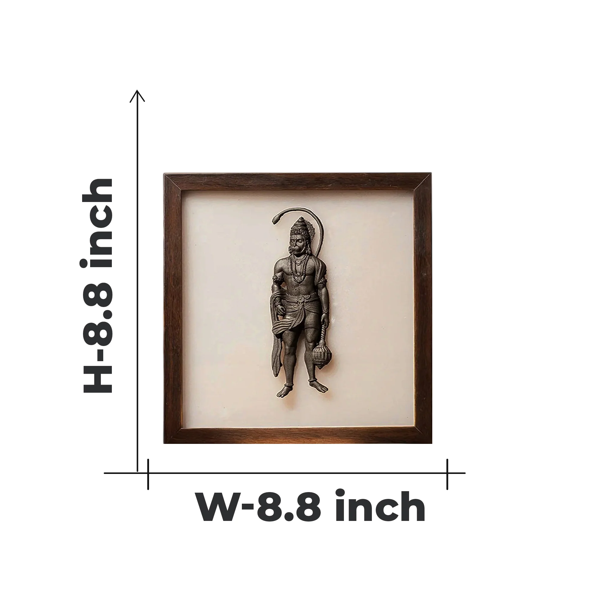 Lord Hanumana 3D Pyrite Plate - Image 8