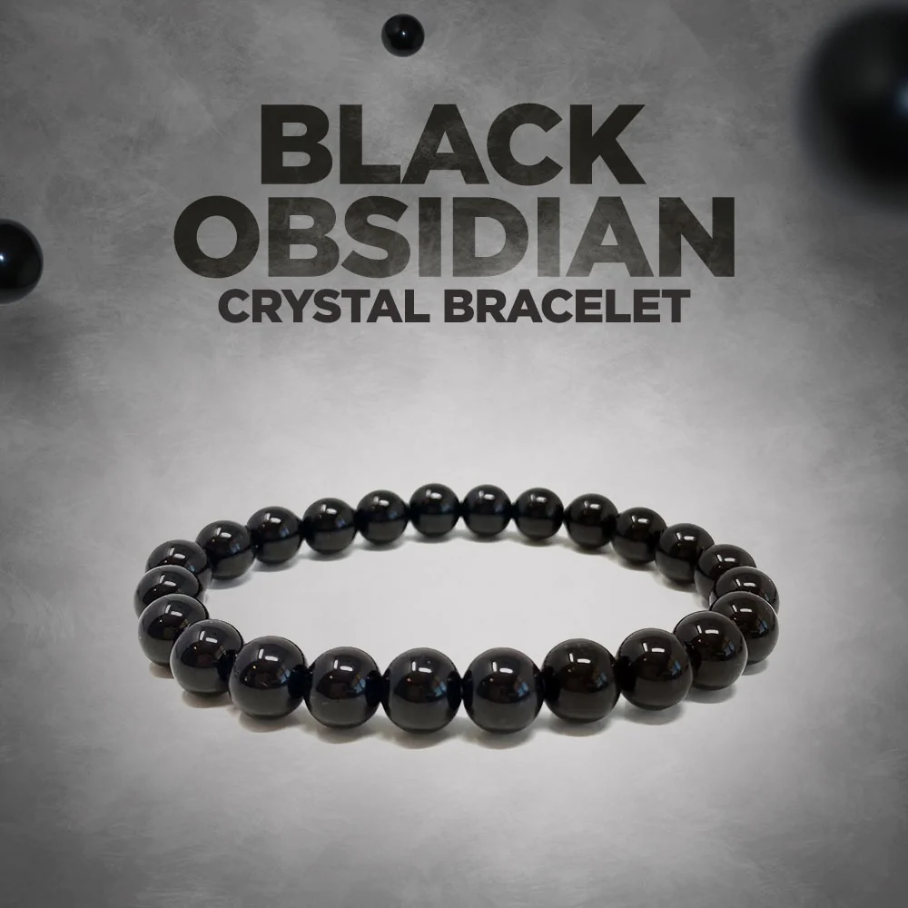 Heal & Accessorise ( Pyrite Geode Pendant (without chain) & Black Obsidian Bracelet ) - Image 4