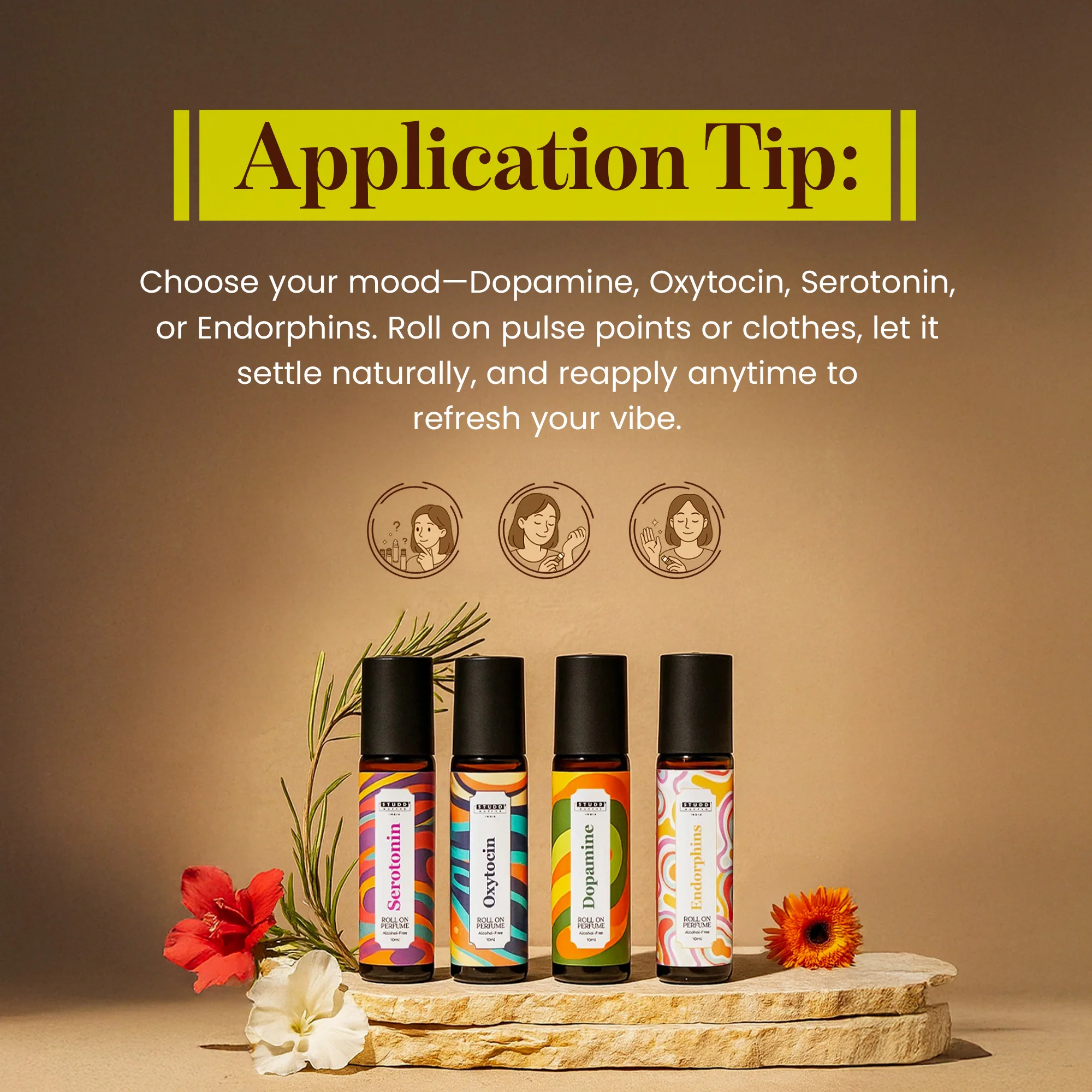 Hormone Harmony Roll-on Perfume I Pack of 4 - Image 2