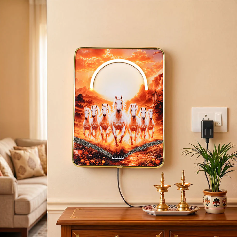 7 Horses of Pyrite Harmony Neon Light Frame - Image 7
