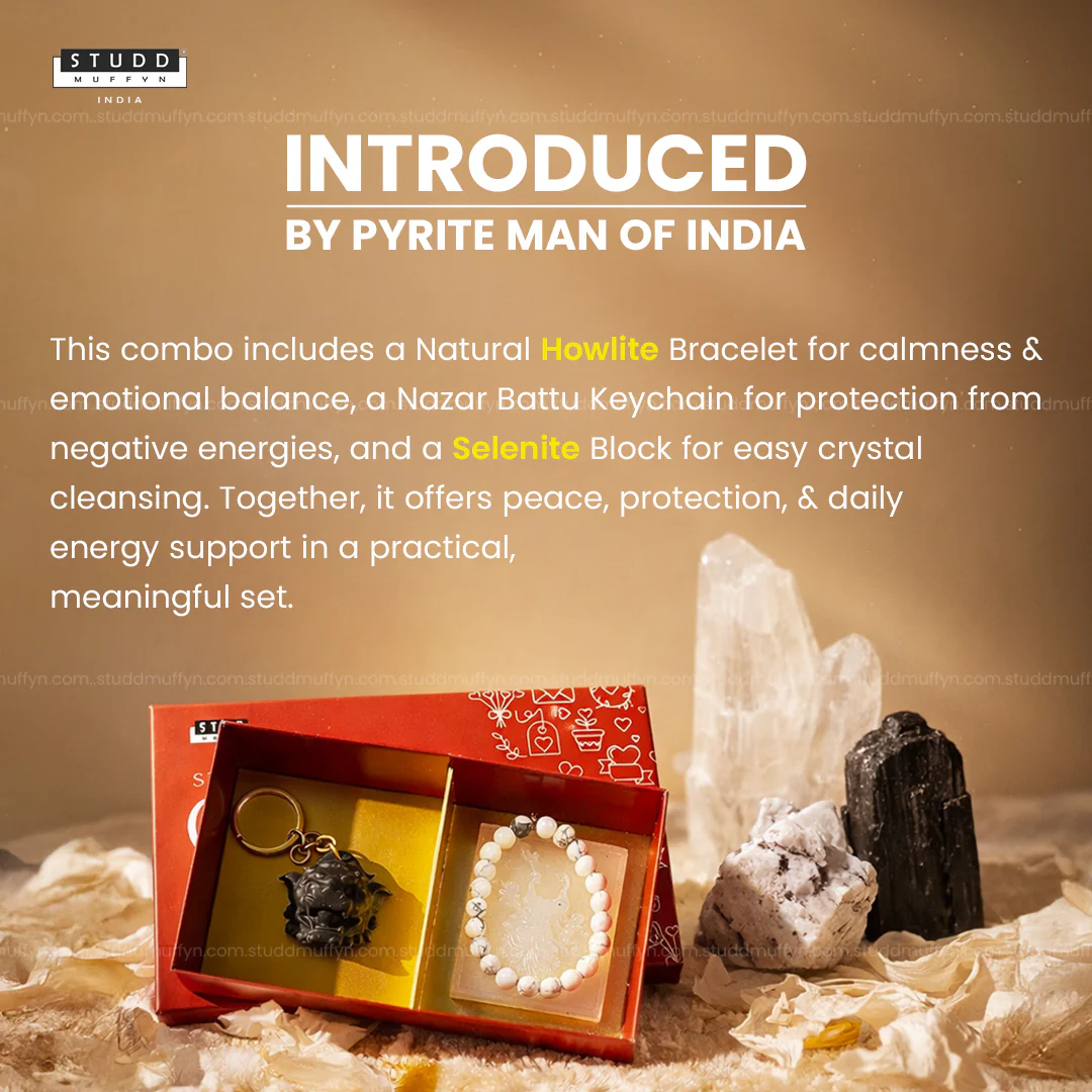 Howlite Nazarbattu Keychain Combo - Image 2