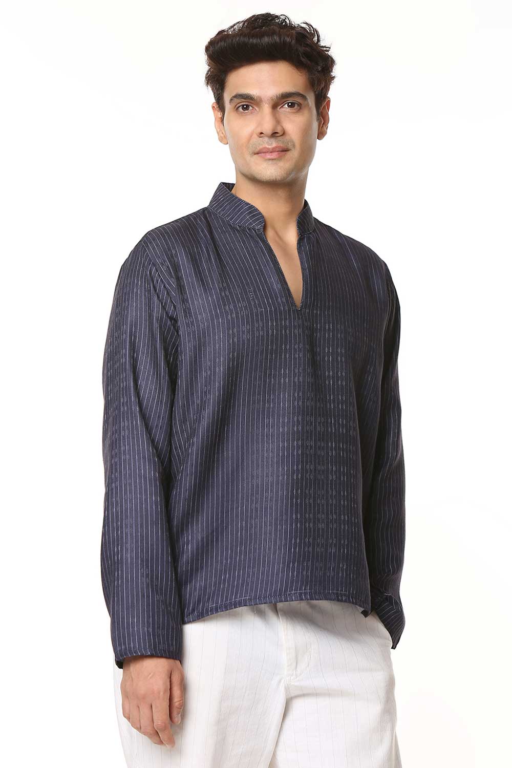 Jamdani I Korean Shirt Kurta - Image 2