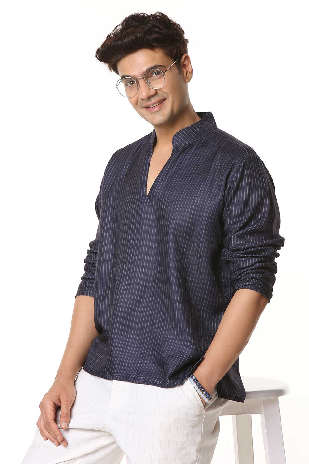 Jamdani I Korean Shirt Kurta - Image 7
