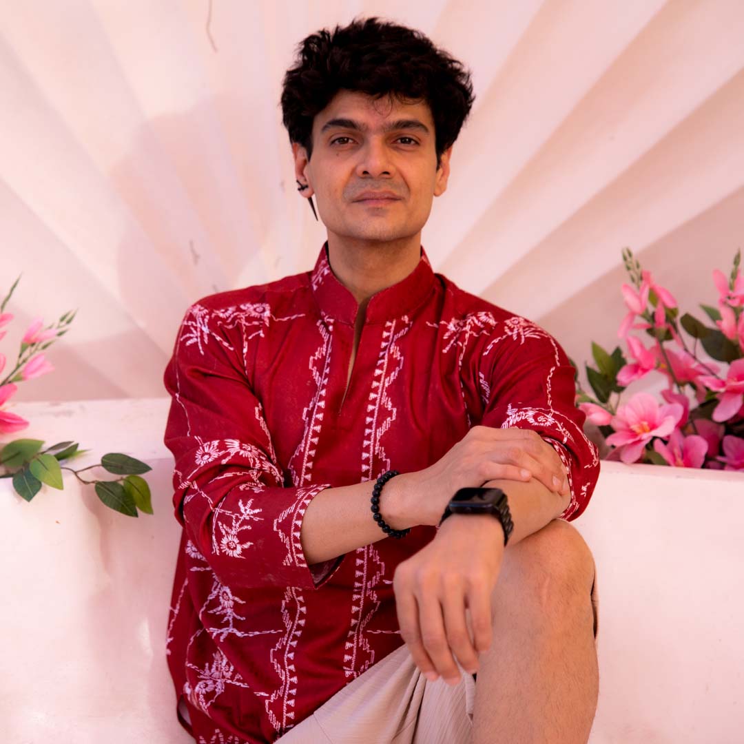 Kalamkari I Korean Shirt Kurta - Image 10