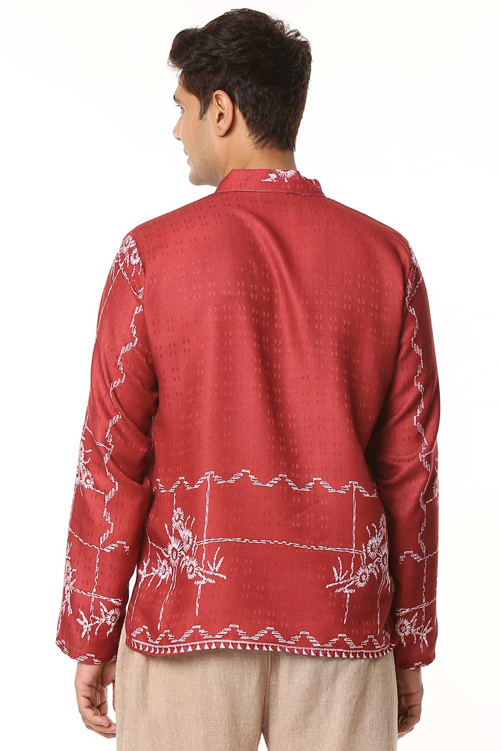 Kalamkari I Korean Shirt Kurta - Image 4
