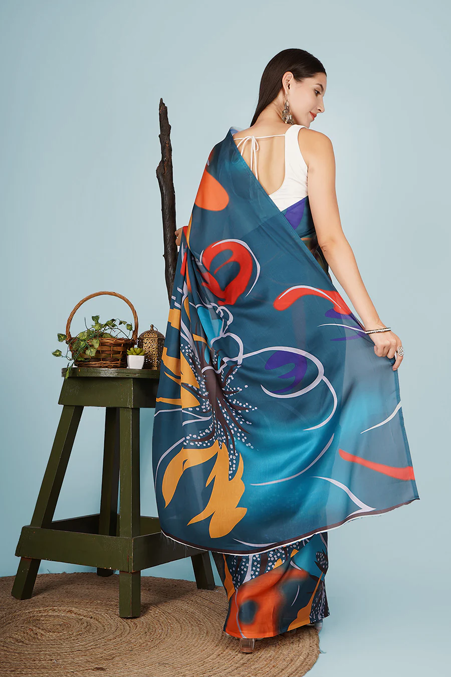 Kalpavatika | Hydrophobic | Water Repellent Stain Free Saree - Image 2