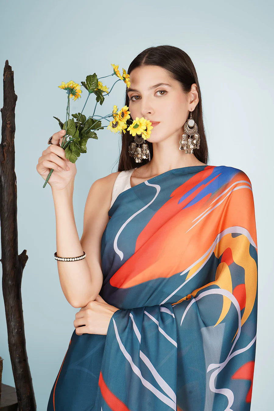 Kalpavatika | Hydrophobic | Water Repellent Stain Free Saree - Image 3