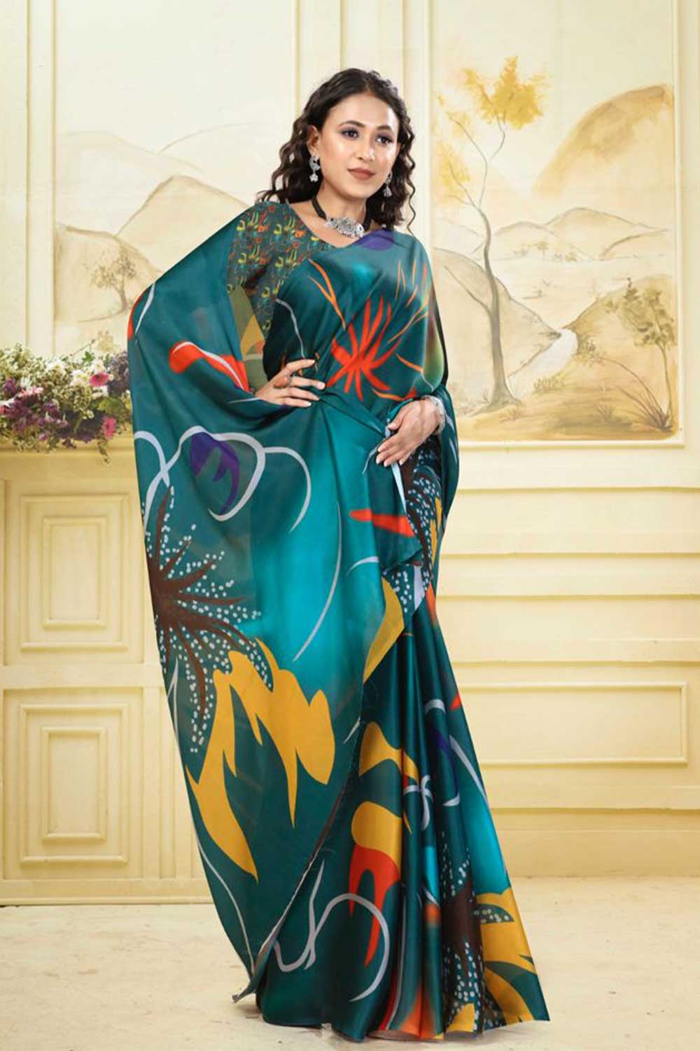 Kalpavatika | Hydrophobic | Water Repellent Stain Free Saree - Image 6