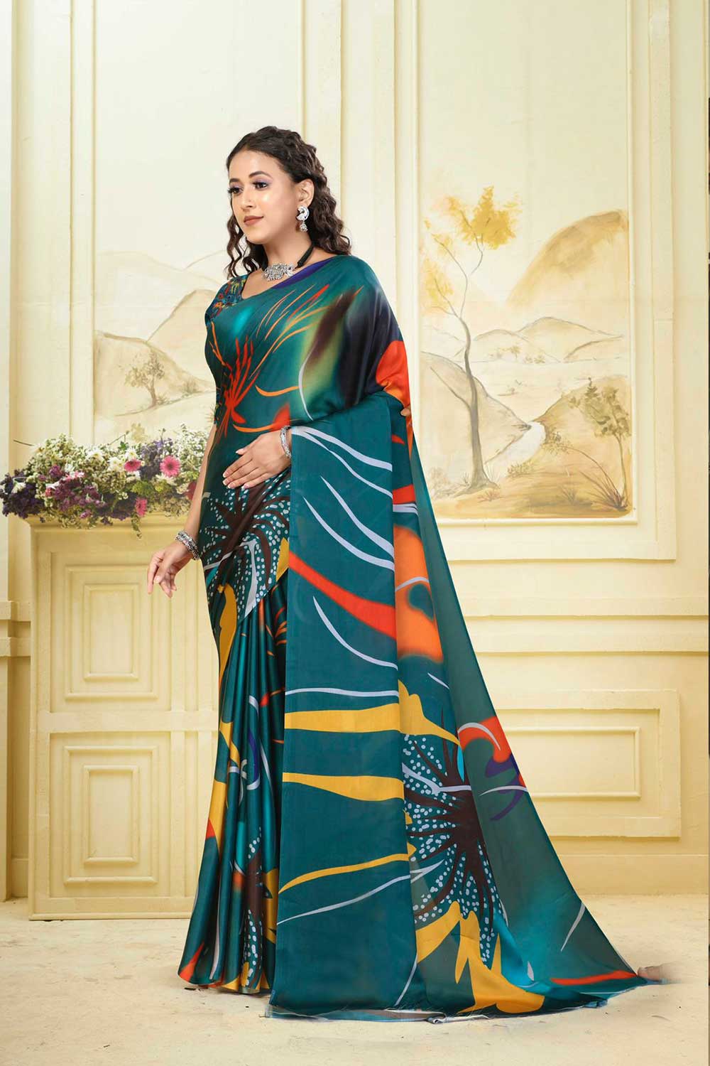 Kalpavatika | Hydrophobic | Water Repellent Stain Free Saree - Image 7