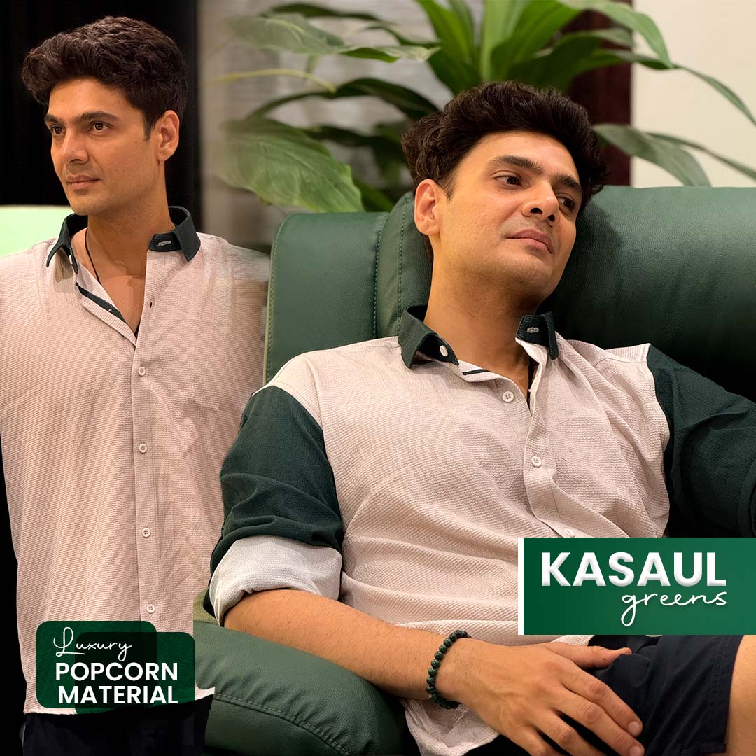 Kasaul Greens | Luxury Popcorn Material | Men Shirt - Image 10