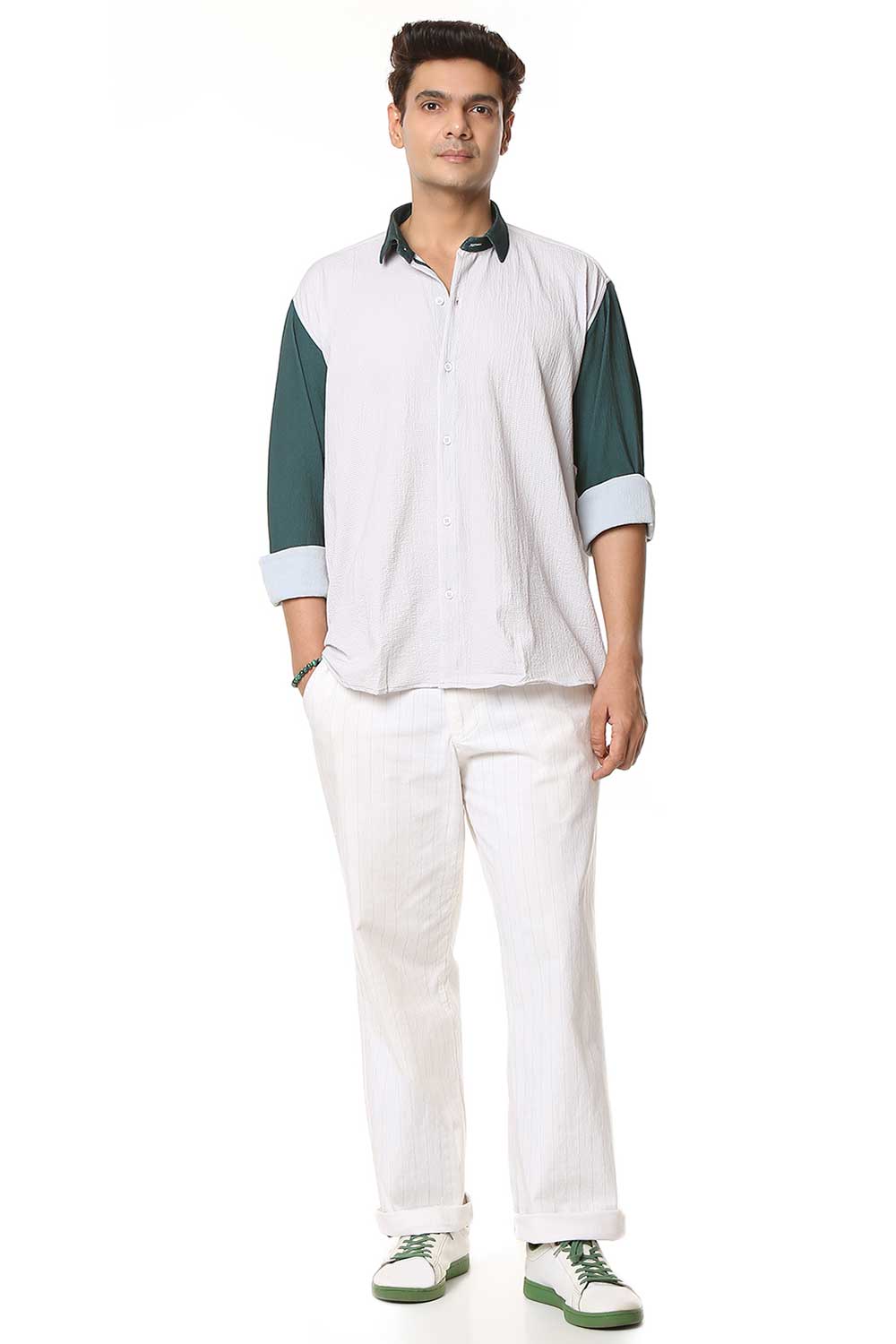 Kasaul Greens | Luxury Popcorn Material | Men Shirt - Image 6