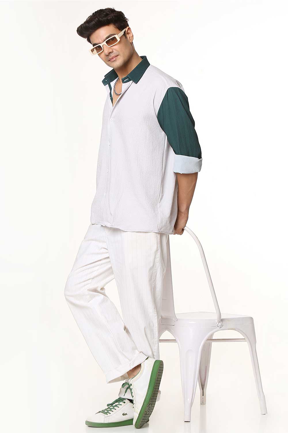 Kasaul Greens | Luxury Popcorn Material | Men Shirt - Image 7