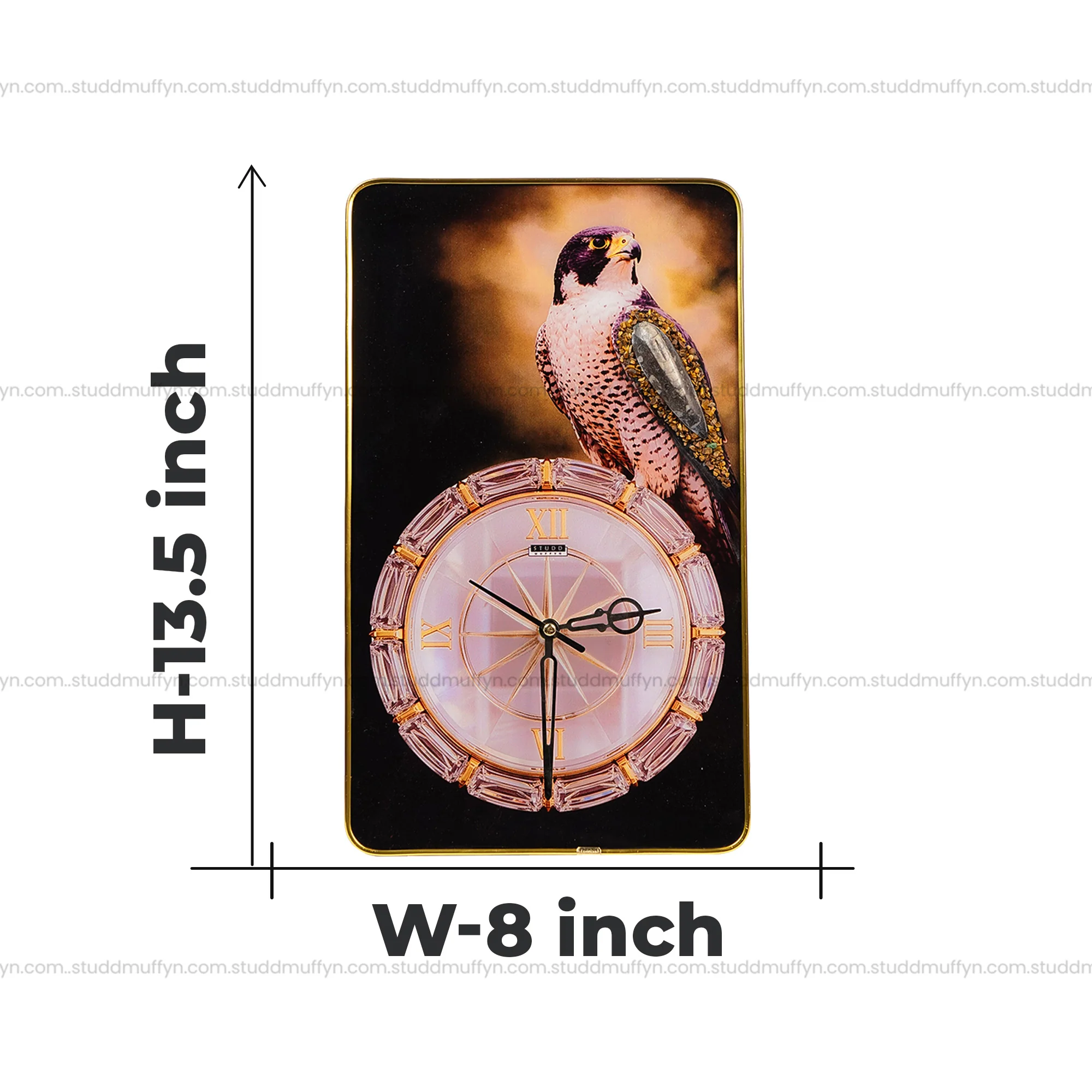 Kuber Crystal Eagle Clock - Image 7
