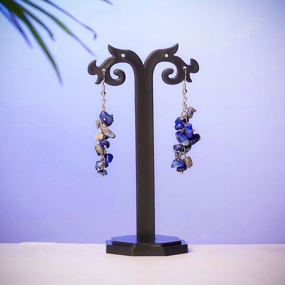 Lapis Lazuli Women Earrings - Image 3