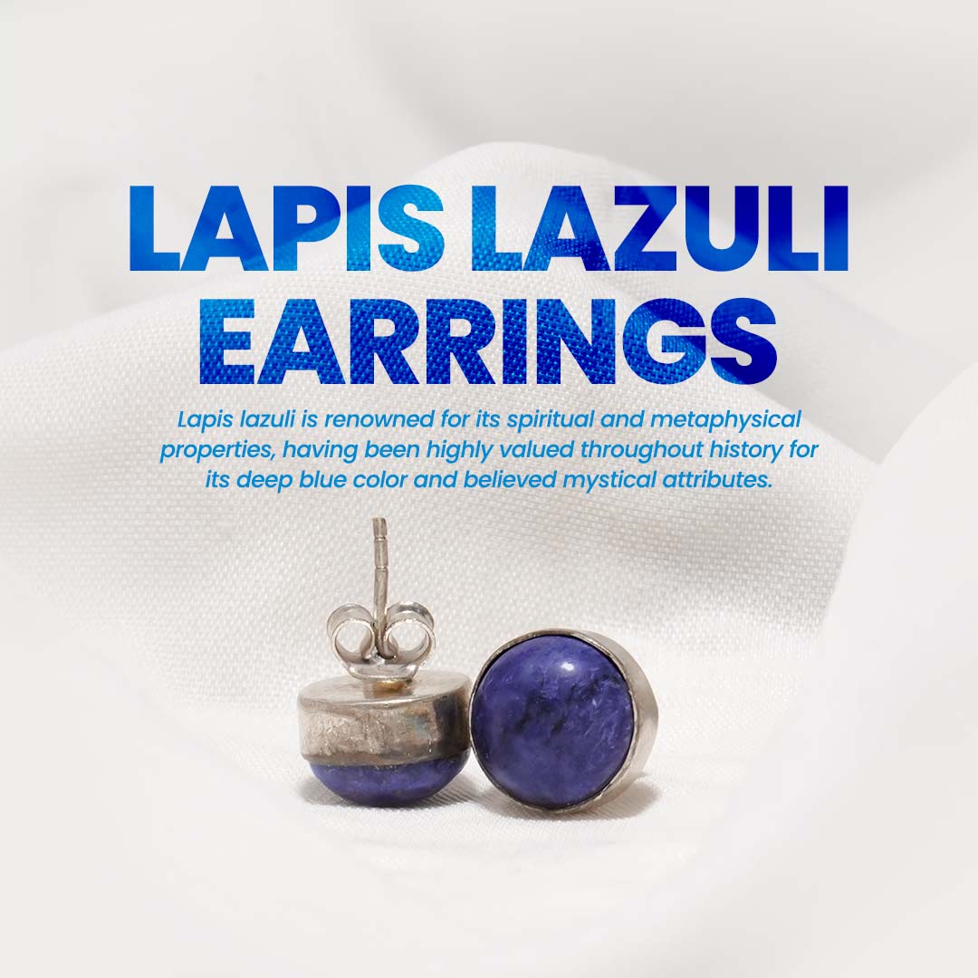 Lapis Lazuli Earrings - Image 2