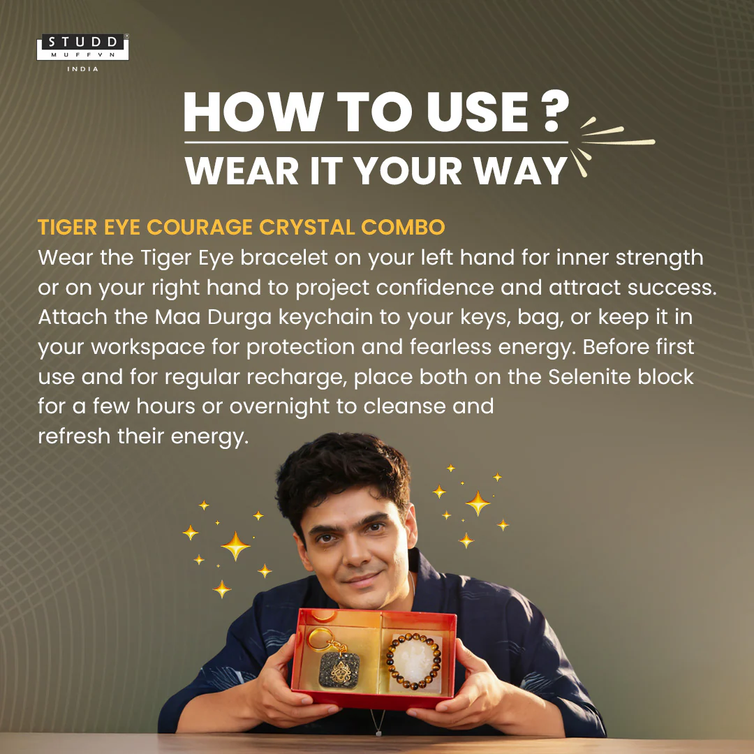 Tiger Eye Bracelet Crystal Combo - Image 4