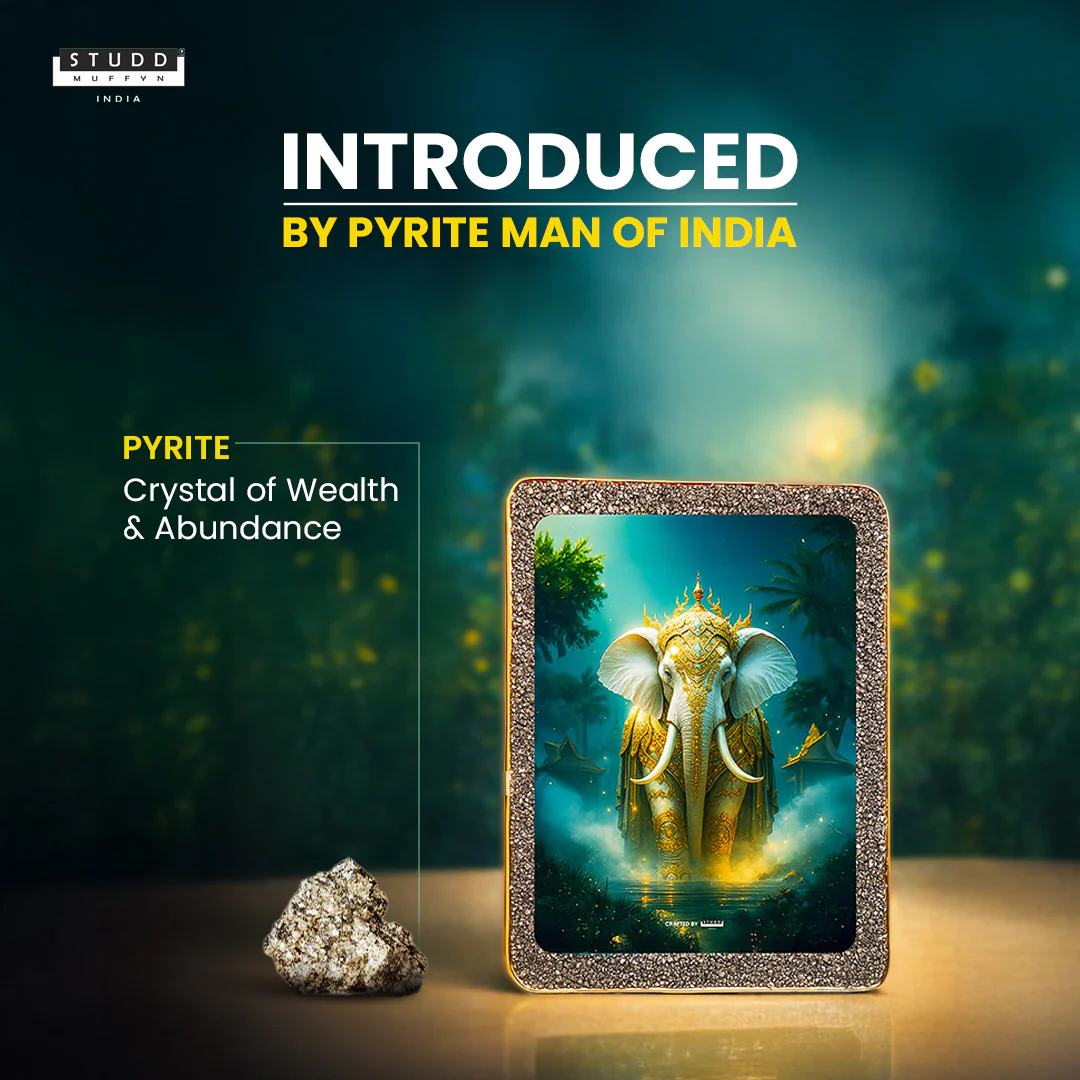Majestic White Elephant Pyrite Plate [ Rectangle Shape ] - Image 4